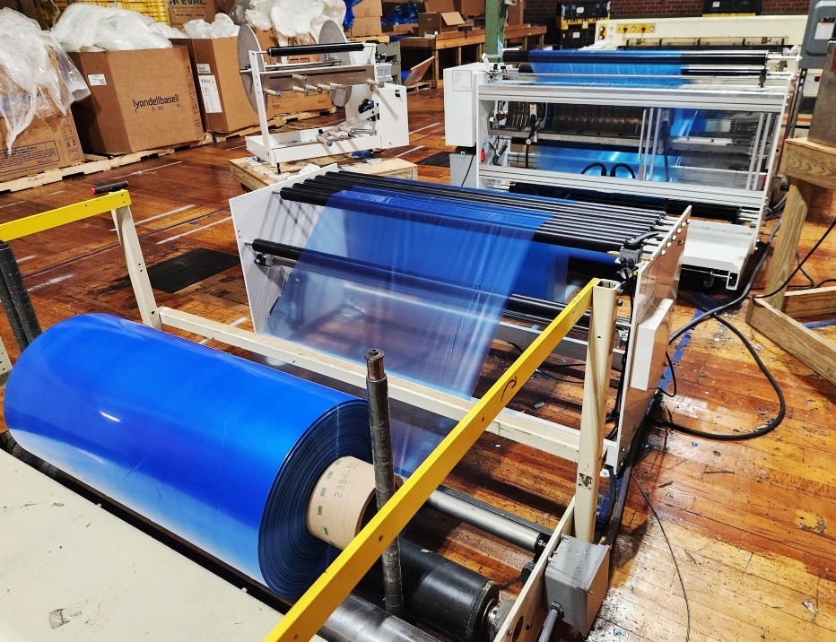 AMPLAS Bag Machine (rebuilt 2019) and Curved Seal Machine (2019)